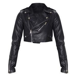 PRETTYLITTLETHING FAUX LEATHER JACKET